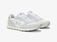 Sneaker Girl Ally Gold Silver Teen Bianco