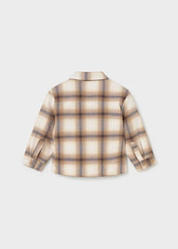 Camicia Quadri Beige