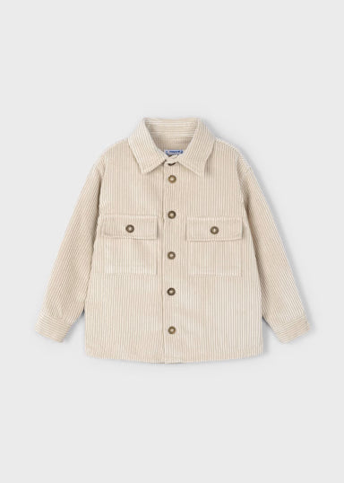 Camicia Velluto A Costine Spuma