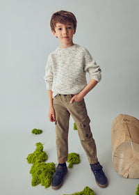 Pantalone Cargo Caramello