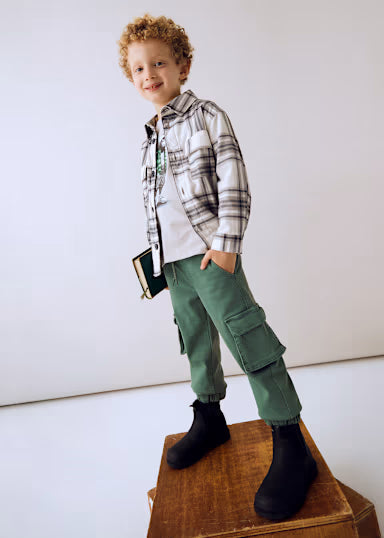 Pantalone Cargo Soft Abete