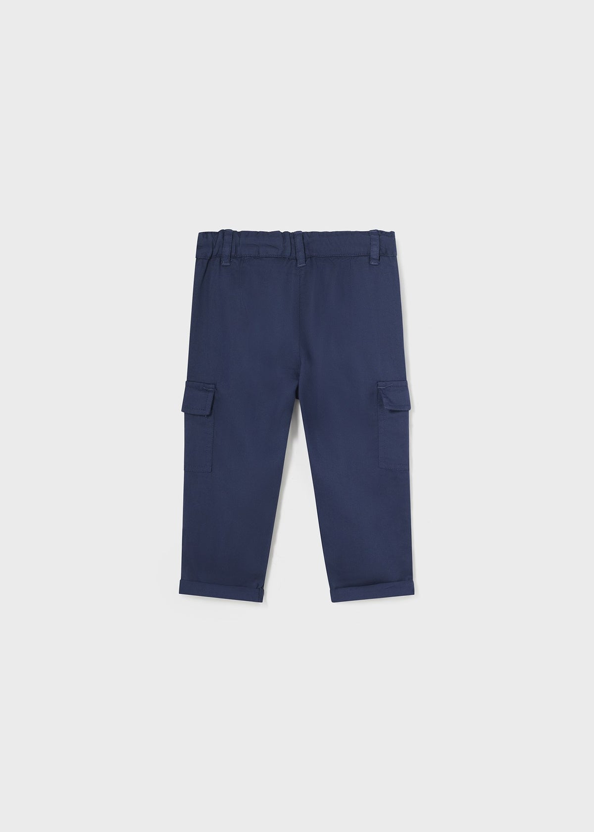 Pantalone Cargo Slim Azzurro
