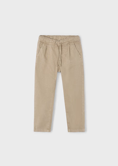 Pantalone Chino Jogger Anacardo