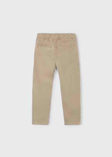 Pantalone Chino Jogger Anacardo