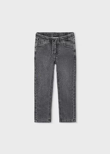 Jeans Soft Denim Jogger Grigio