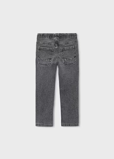 Jeans Soft Denim Jogger Grigio