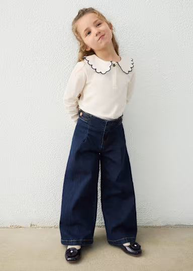 Pantalone Denim Jeans Blu Notte