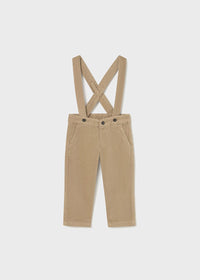 Pantalone Bretelle Beige