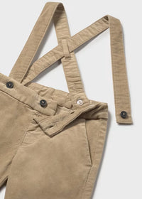 Pantalone Bretelle Beige