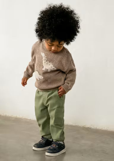 Pantalone Jogger Cargo Verde