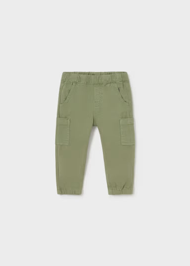 Pantalone Jogger Cargo Verde