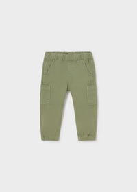 Pantalone Jogger Cargo Verde