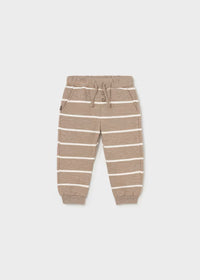 Pantalone Righe Avana
