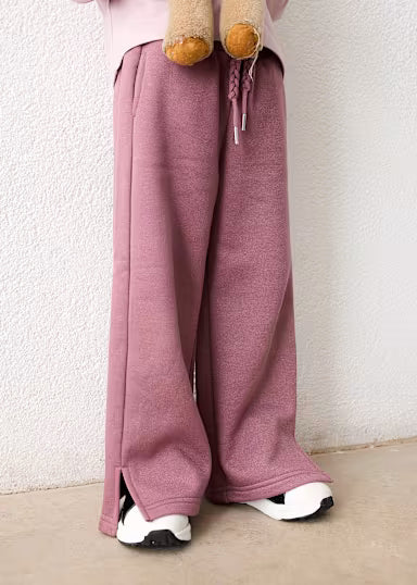 Pantalone Lungo Felpa Violetta