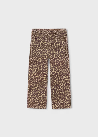 Pantalone Largo Maculato Castagna