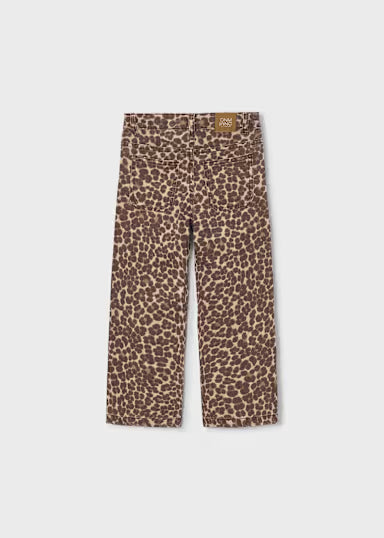 Pantalone Largo Maculato Castagna
