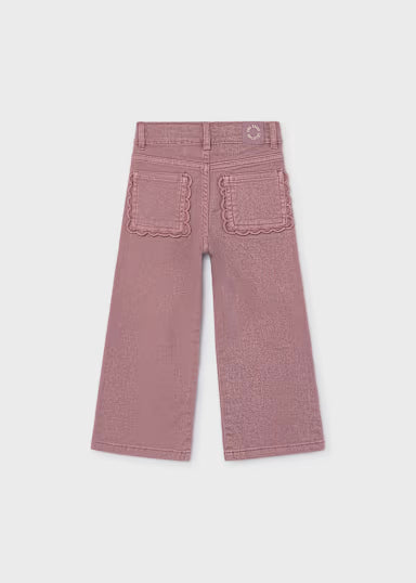 Pantalone Twill Marine Rosa