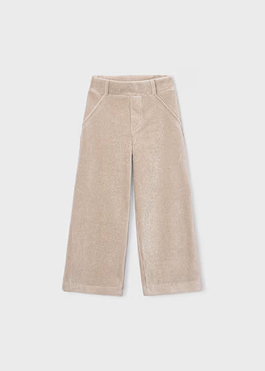 Pantalone Velluto Beige