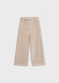 Pantalone Velluto Beige