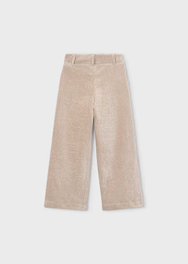 Pantalone Velluto Beige