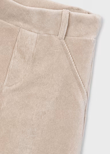 Pantalone Velluto Beige