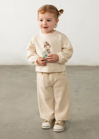 Pantalone Velluto Panna