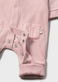 Pagliaccetto Lungo Senza Pied Rosa Baby