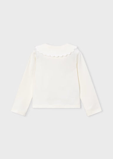 Polo Manica Lunga Basico Bianco
