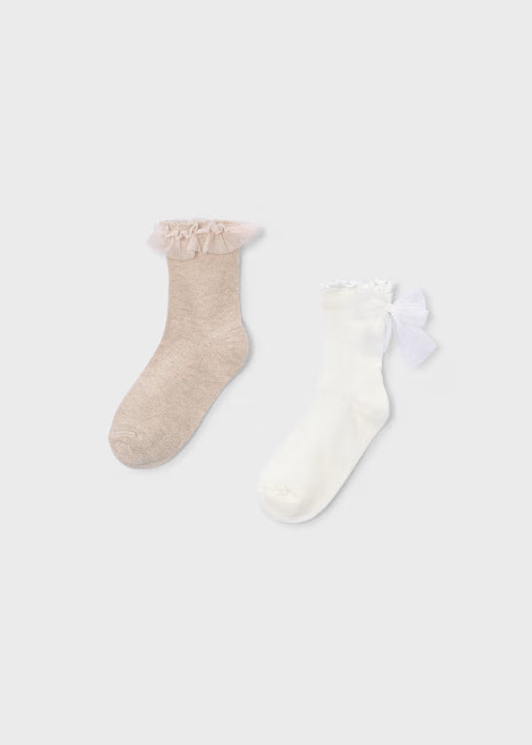 Completo 2 Calzini Nocciola