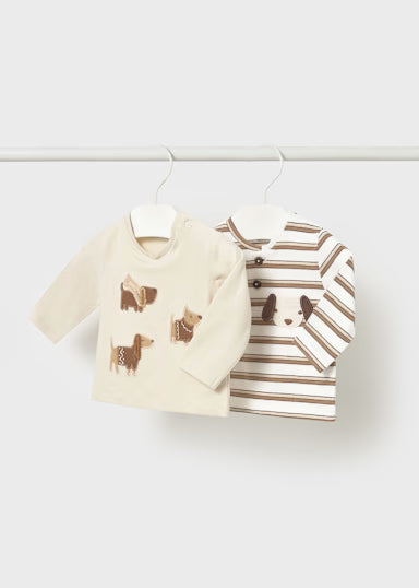 Set 2 Maglie Manica Lunga Arachide