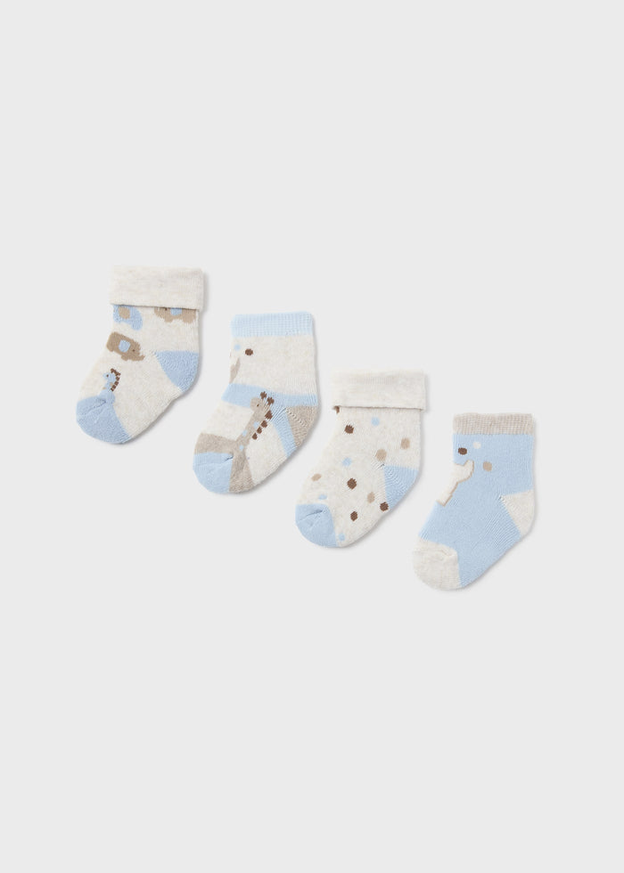 Set 4 Calze Azzurro