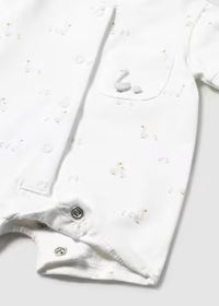 Set Nascita 3 Pezzi Bianco E Grigio