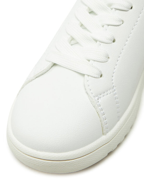 Sneaker Bassa Allacciata Bianco Blu