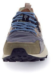 Sneaker Da Uomo Yamano 3 Military Grey Light Brown