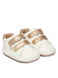 Sneaker Bassa Velcro Off White Nude
