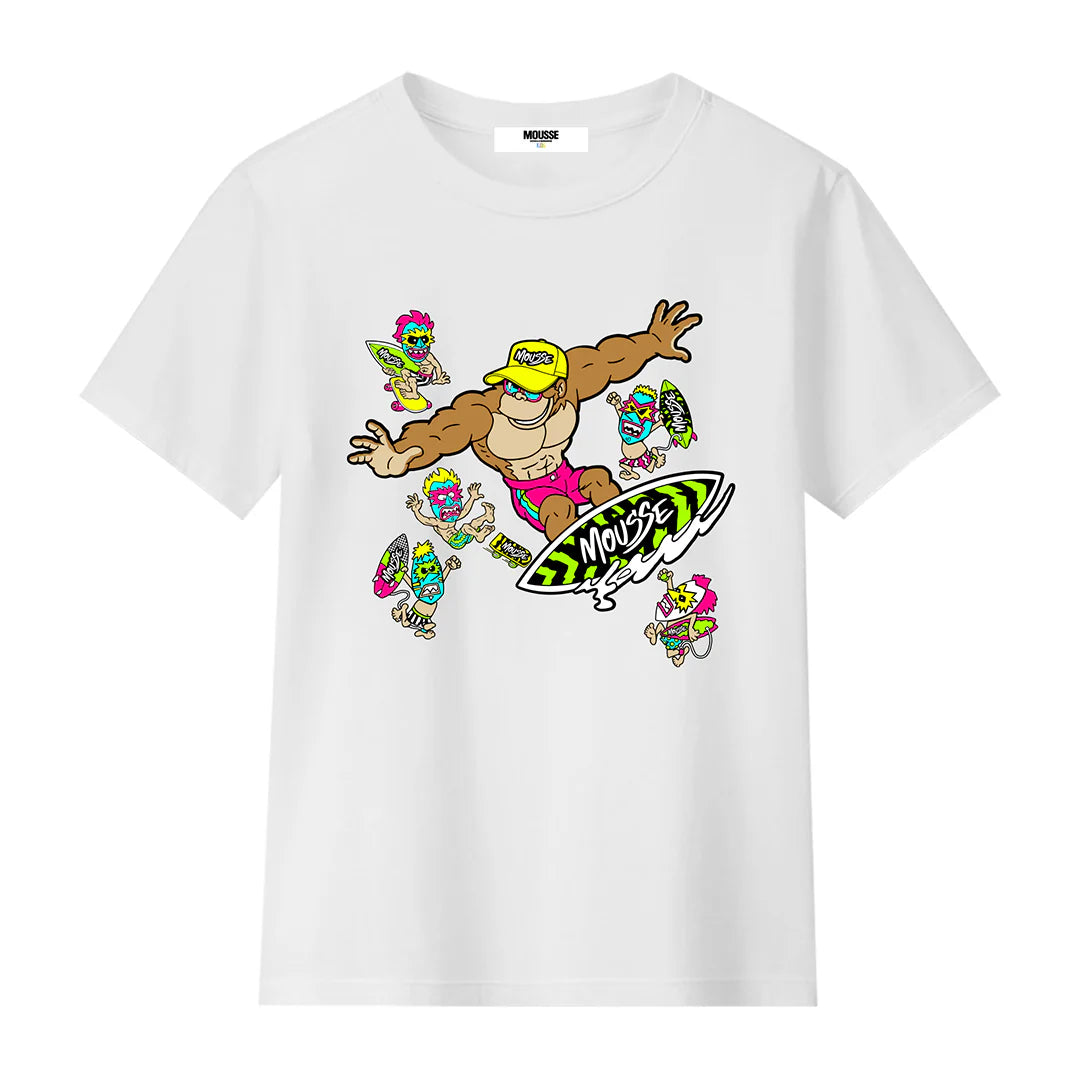 T-Shirt Bianca Maori Monster