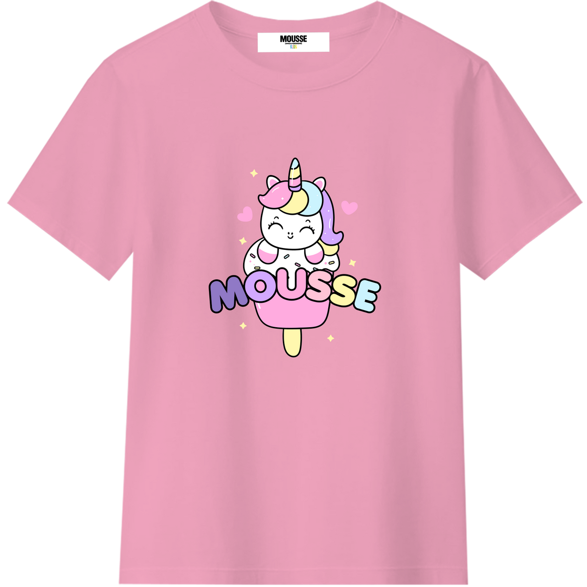 T-Shirt Pink Unicorno