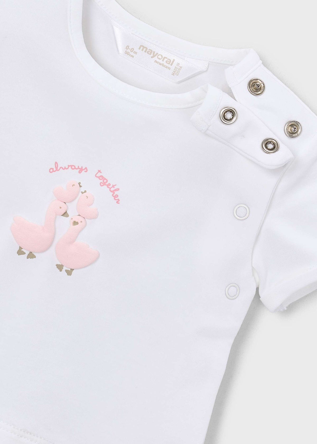 Set 3 Pezzi Cardigan T-Shirt E Pantaloni Rosa