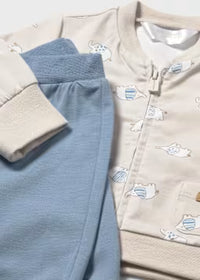 Set 3 Pezzi Neonato Elefantino Azzurro