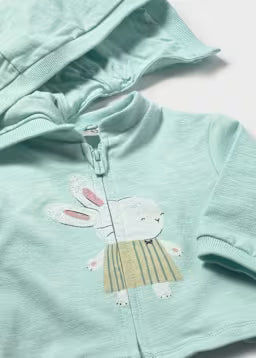 Set 3 Pezzi Verde Felpa T-Shirt E Leggings