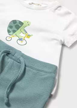 Set 3 Pezzi Felpa Con Zip T-Shirt E Joggers