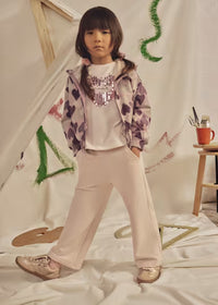 Tuta 2 Pantaloni Cuori Violetta