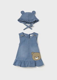 Vestito E Cappello Denim Jeans