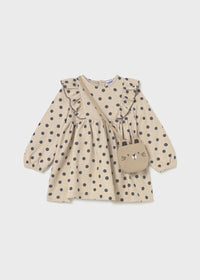 Vestito Stampa Con Borsa Tapioca