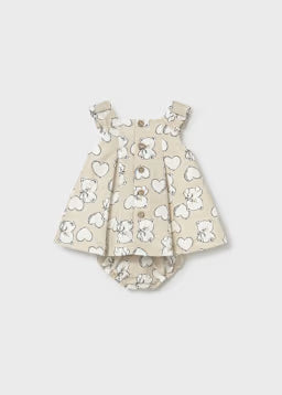 Vestitino Neonata Con Stampe Orsetti