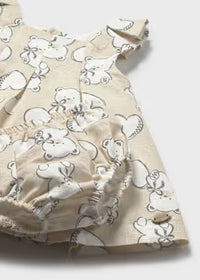 Vestitino Neonata Con Stampe Orsetti