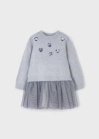 Vestito Combinato Argento