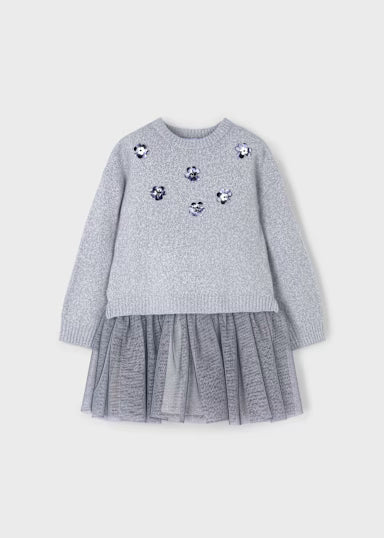 Vestito Combinato Argento