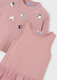 Vestito Combinato Cipria