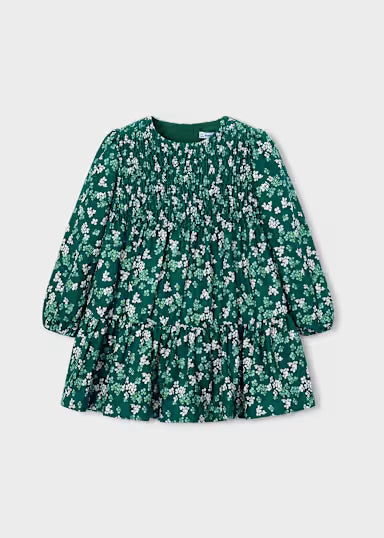Vestito Stampato Ninfea Verde